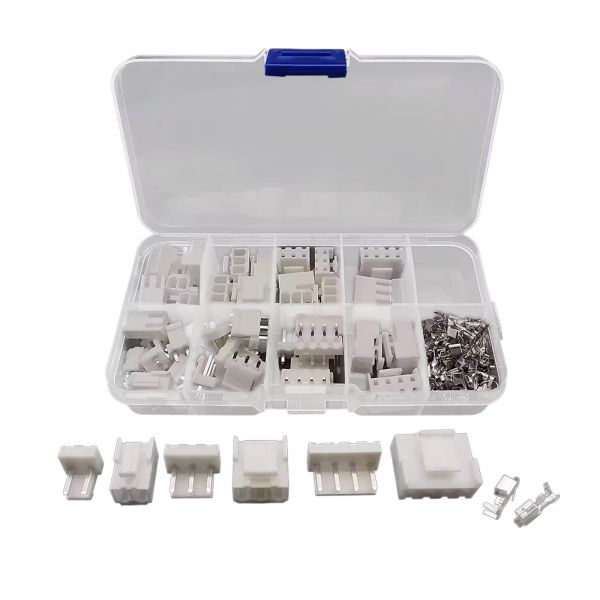 VH 3.96mm Crimpgehäuse Sortiment mit Kontakten 120 Teile