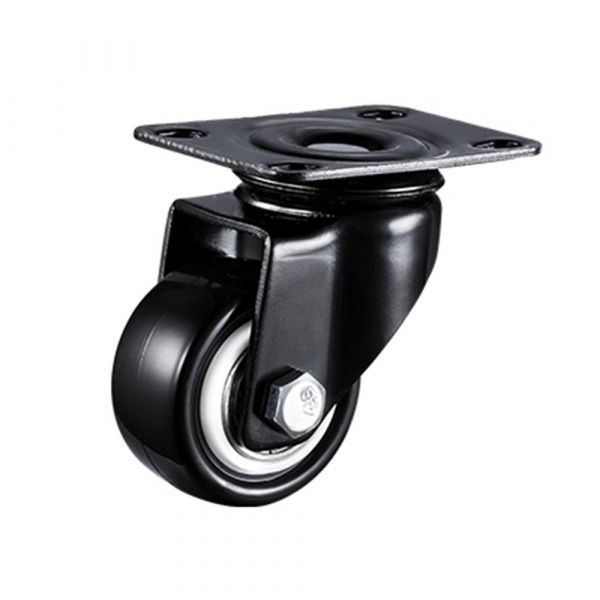 Lenkrolle 1,5" 360° Schwarz