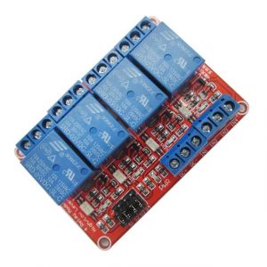 4 Kanal Relais Modul 5V High / Low Level Trigger einstellbar 4 Kanal Relais Modul 5V High / Low Level Trigger einstellbar