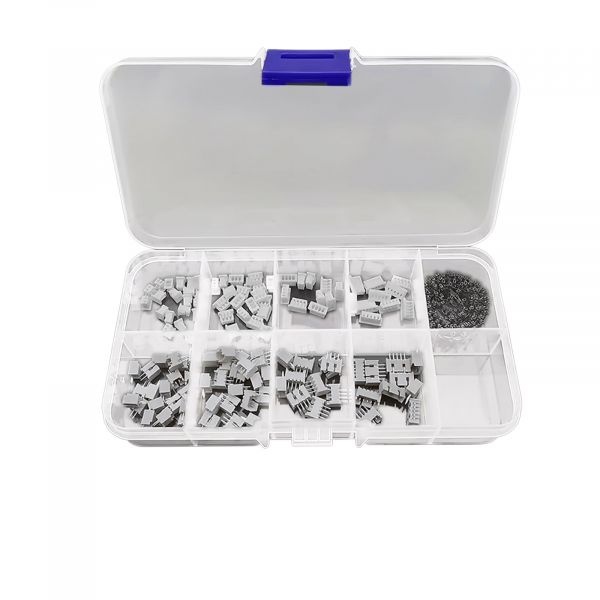 JST 1.25mm Crimpgehäuse Sortiment mit Kontakten 190 Teile