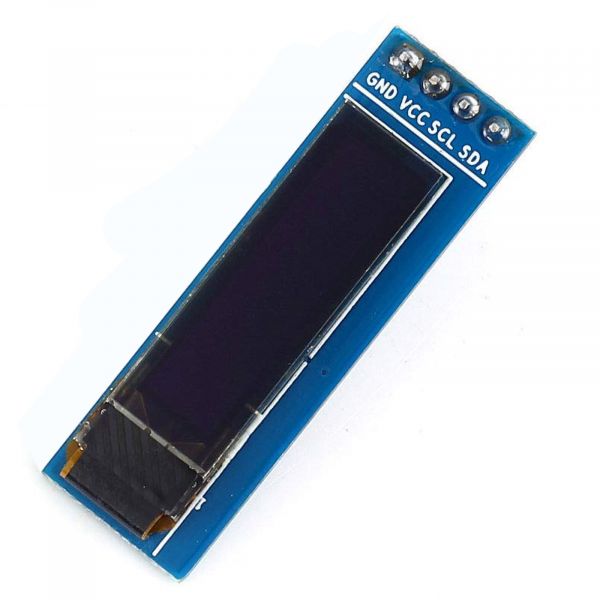 0.87" OLED Display Weiss 128*32 SSD1316 I2C Modul