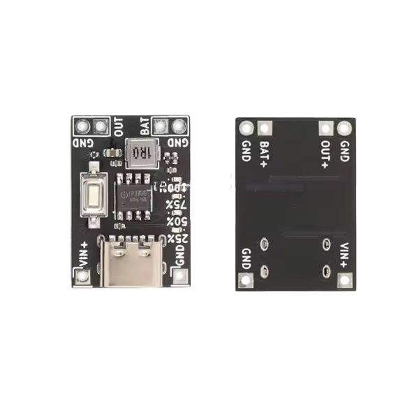 USB-C Lithium Akku Lade- & Entlademodul 5V 2.4A Lipo Charger Board mit USB-Port