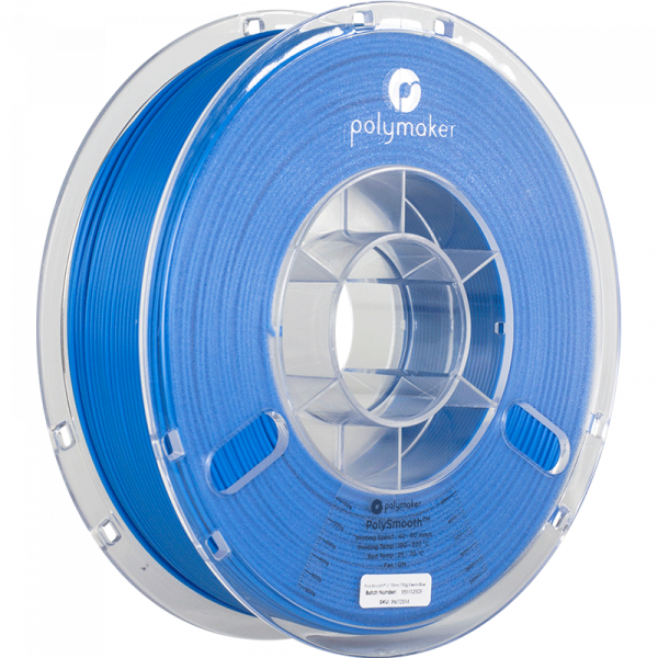 Polymaker Polysmooth Filament Blau Electric Blue 1.75mm 750g