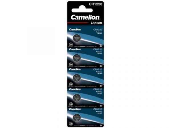 Camelion CR1220 Lithium Batterie 3V (5 Stück)
