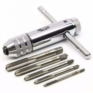Ratschen-Gewindebohrer T-Griff verstellbar M3-M8 Tap Wrench