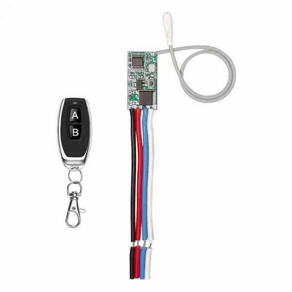 433MHz RF Relaismodul mit Fernbedienung 1-Kanal DC 3.6V-24V
