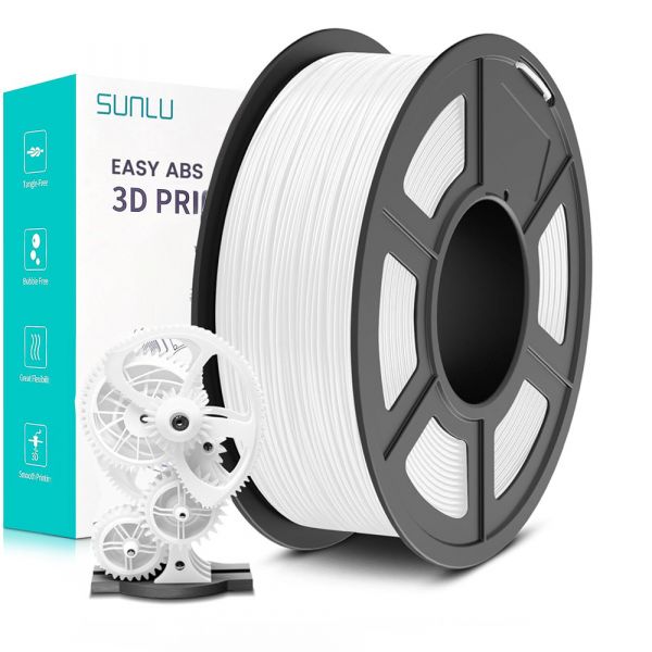 Sunlu Easy ABS Filament White 1.75mm 1kg