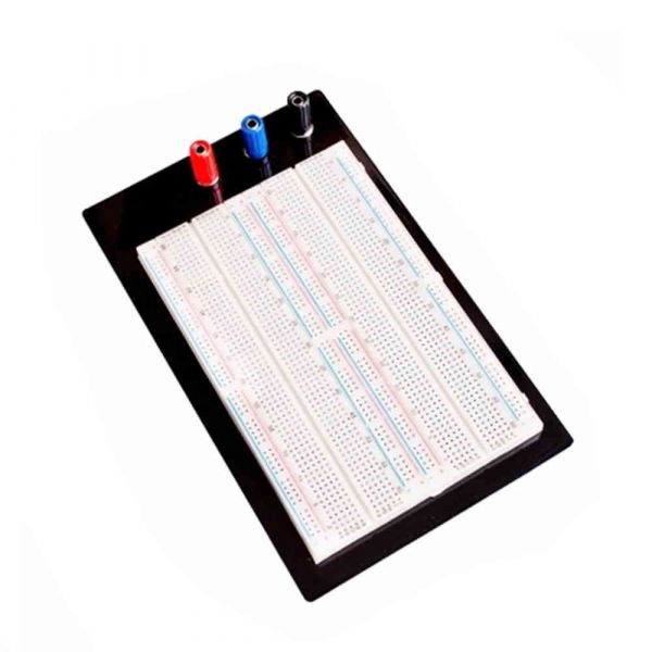 Breadboard 1660 Kontakte mit 3 Klemmen