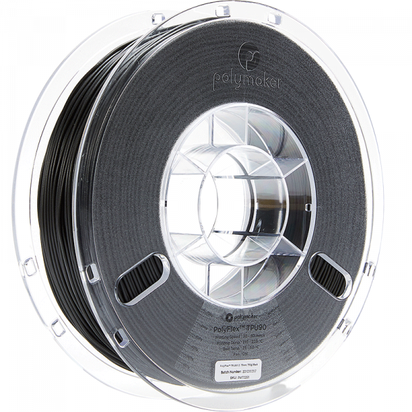 Polymaker PolyFlex TPU90 Schwarz 1.75mm 750g