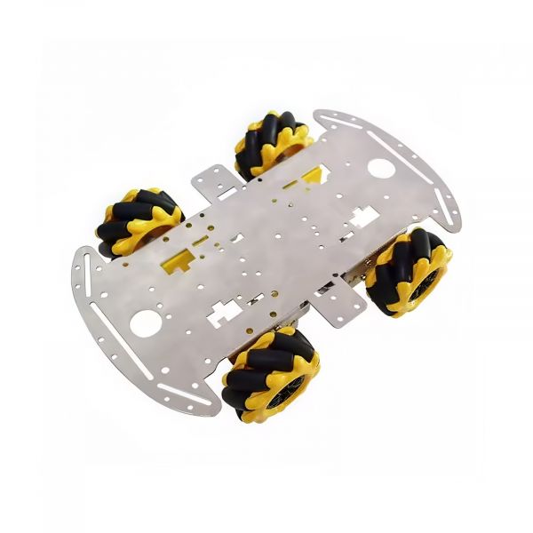 4WD Smart Car Alumium Chassis Mecanum Wheels