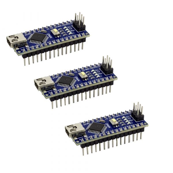 3x Nano Mega328P V3.0 USB CH340G Modul