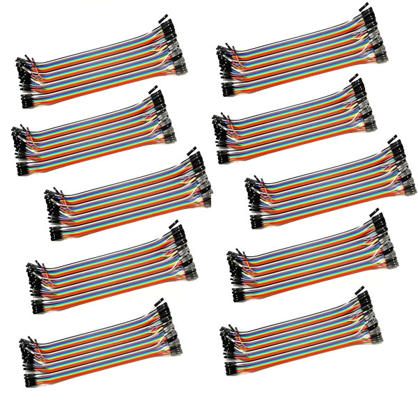 10x 40 pin dupont jumper kabel 20 cm 10x 40 pin dupont jumper kabel 20 cm