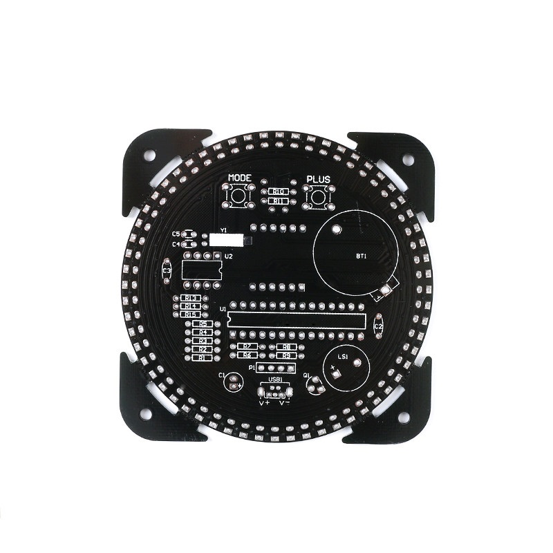 Bausatz DS1302 Digitale Rotation LED Uhr mit Gehäuse DIY ...